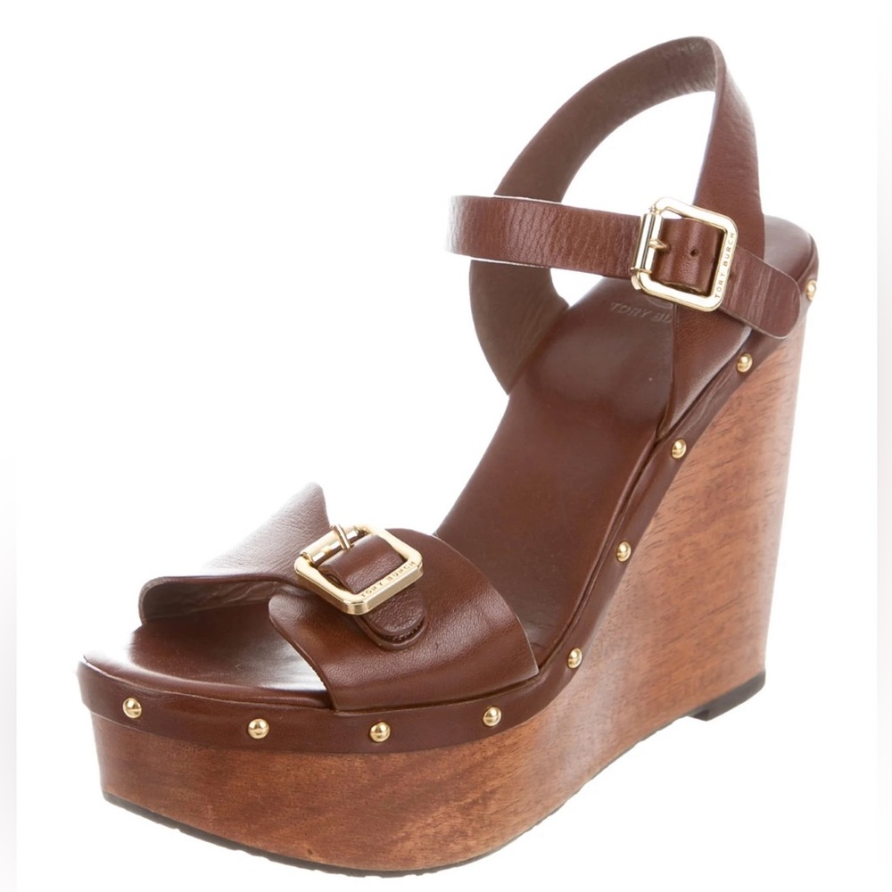 Tory Burch Tatum Wedge Platform Sandals | Vegan | Women’s Size 8 NWT